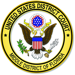 This is the seal for the United States District Court for the Middle District of Florida.